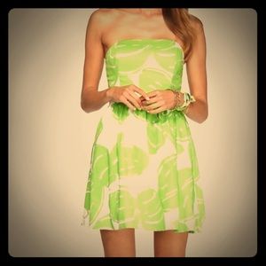 EUC Lilly Pulitzer Lottie Strapless Dress